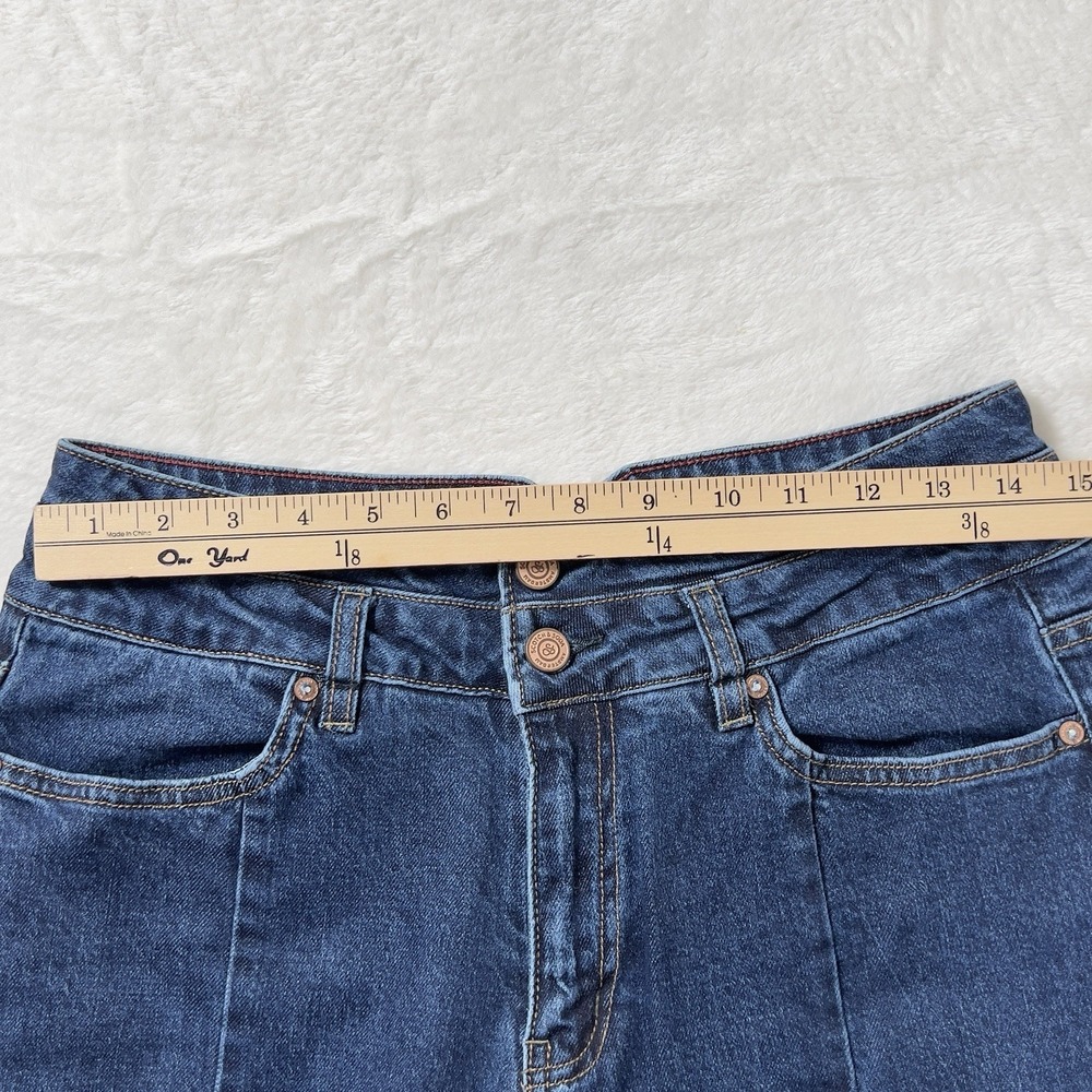 Scotch & Soda Free Spirit Wide Leg High Rise Jeans Womens Sz 8/29 Blue No Belt - Picture 11 of 14